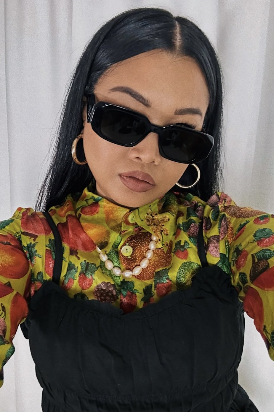 Gucci Vintage 1995/1996 Fruit Print Blouse