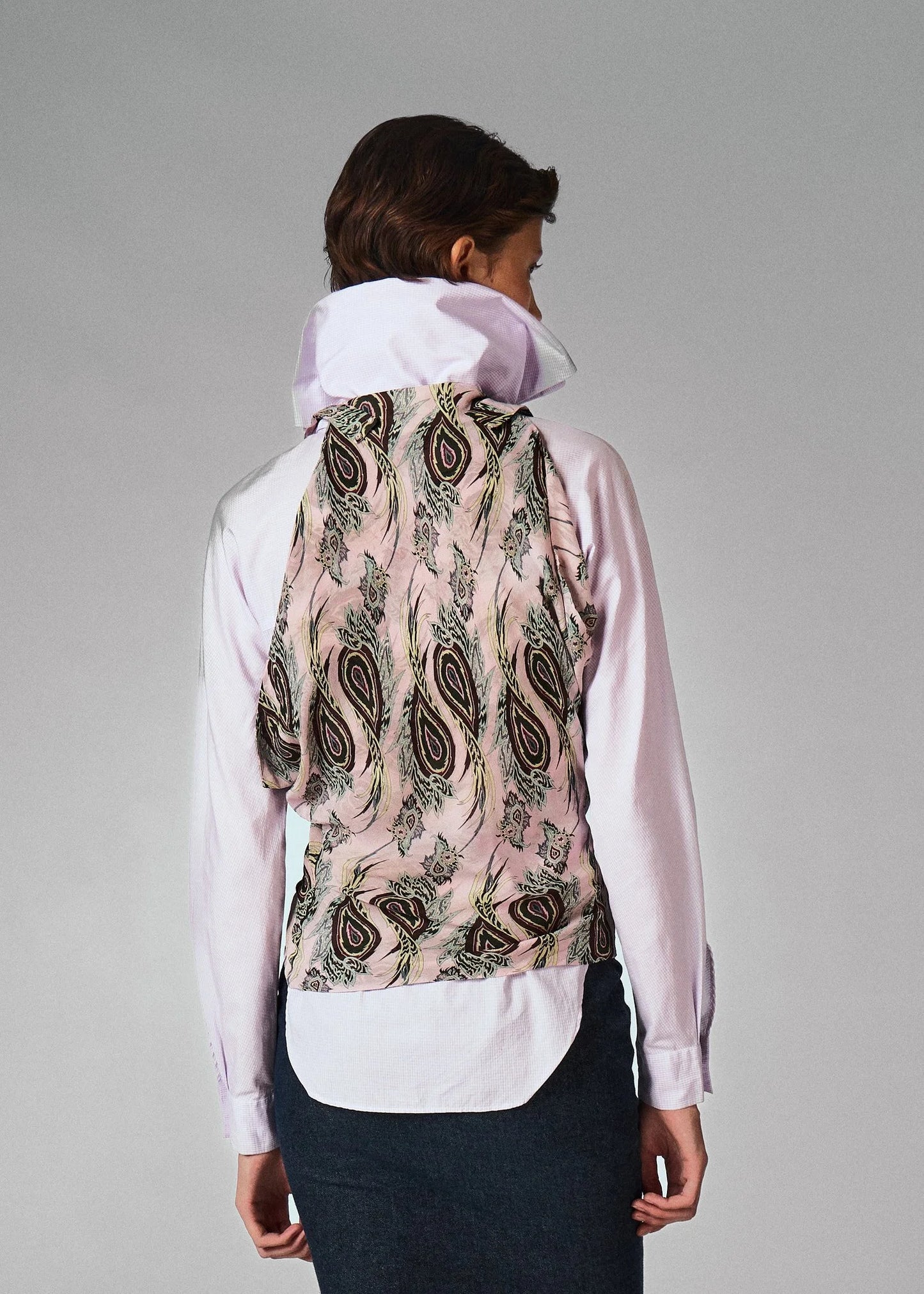 Alexander McQueenPink Paisley Print Sleeveless Tops