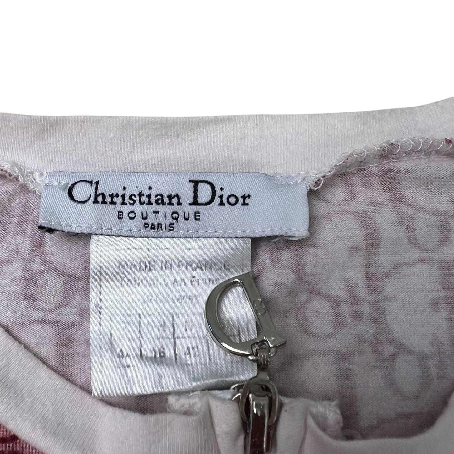 Womens Christian Dior Monogram Trotter Zip Up Jacket (16)