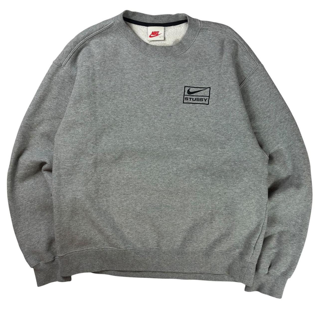 Nike x stussy grey pullover sweatshirt (S) | Default Title, Grey 