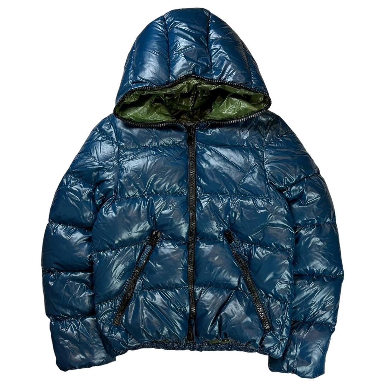 Duvetica navy full zip down puffer jacket (S) – Known Source