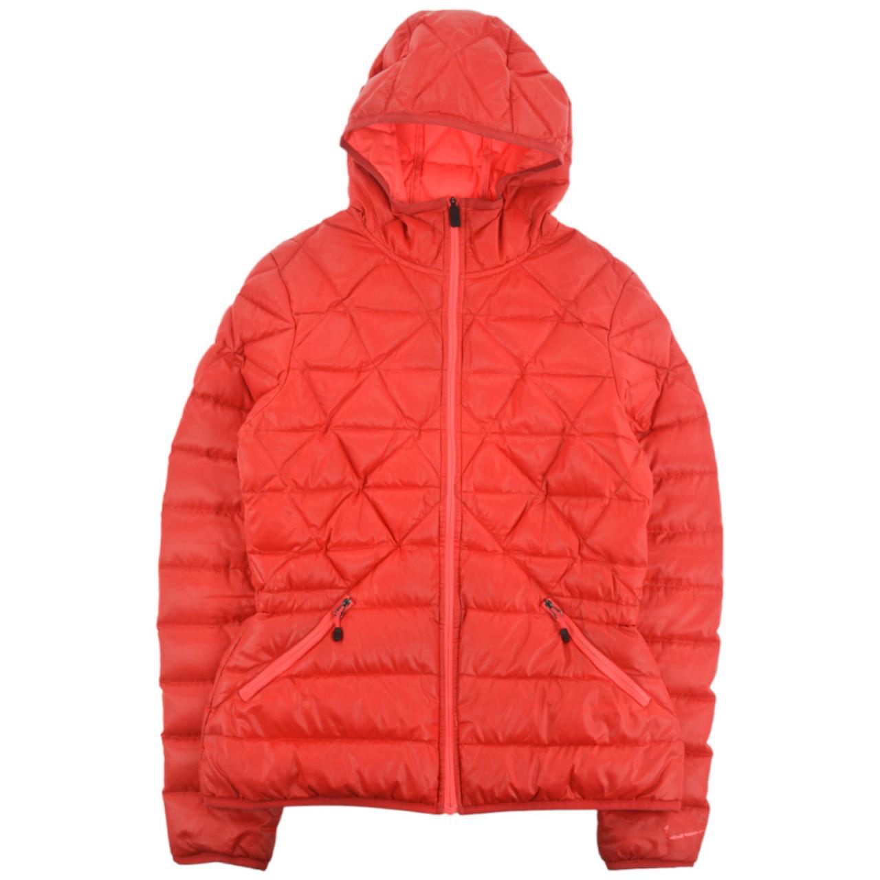 nike puffer jacket women's orange