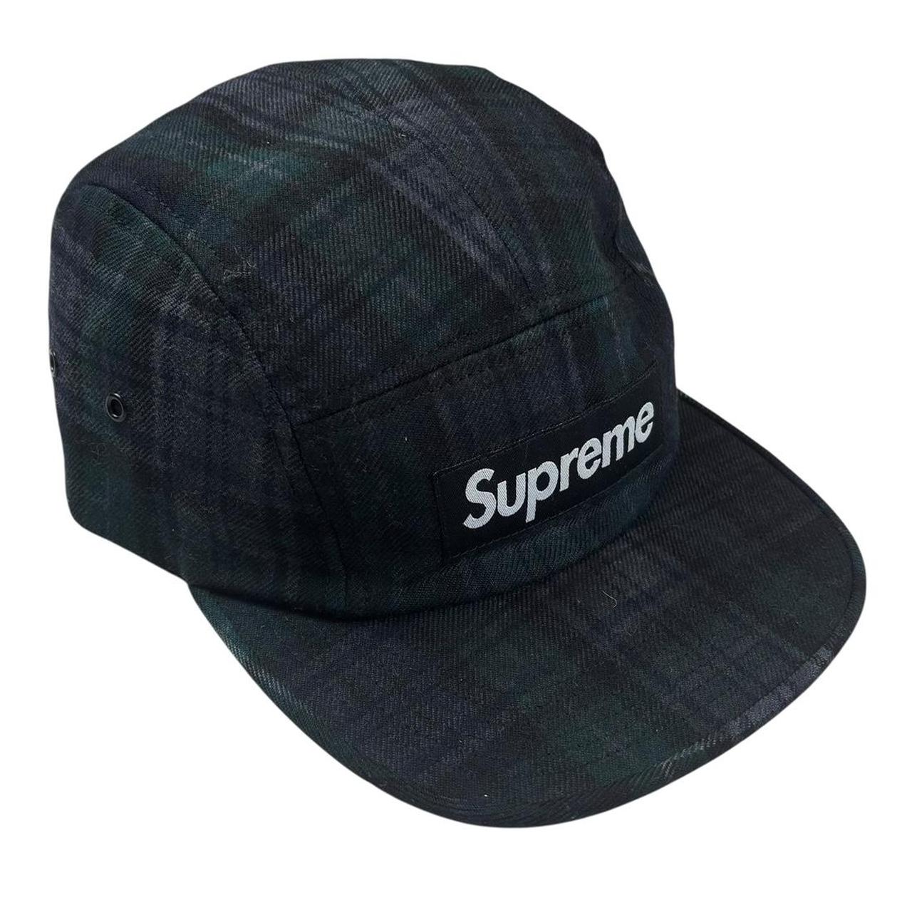 Supreme plaid camp cap hat – Known Source