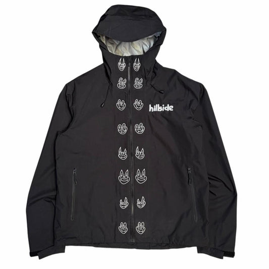 Hillside x Slawn graphic windbreaker jacket (XL) | XL, Black