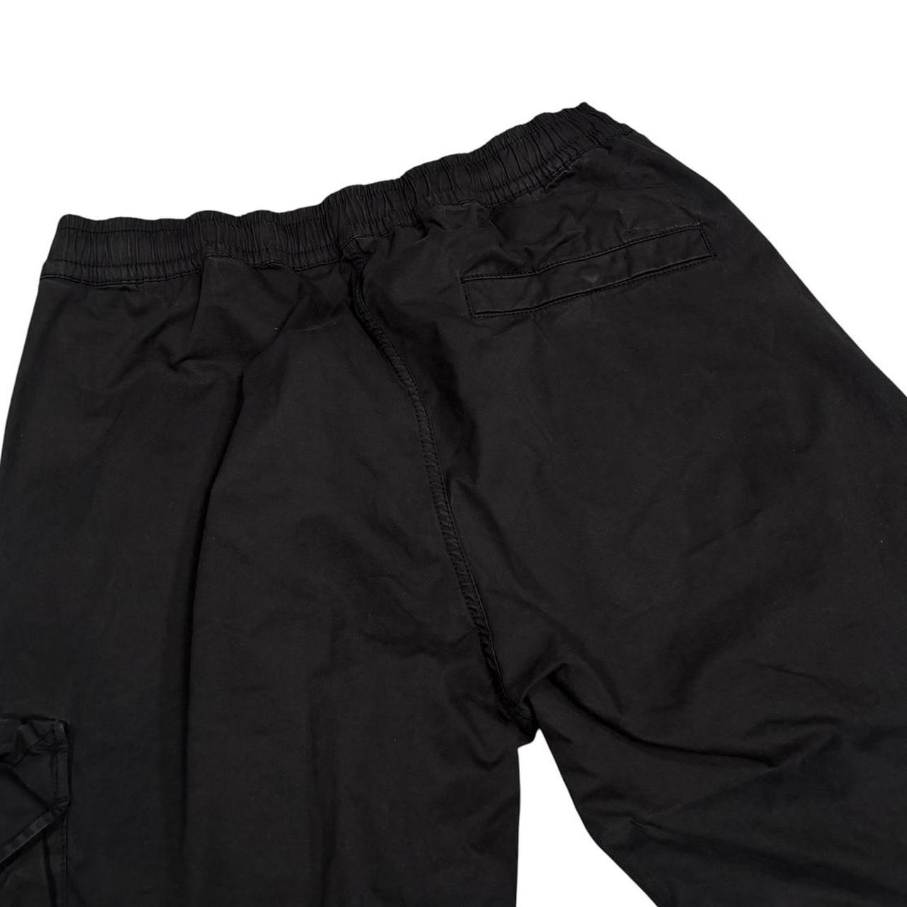 Stone island black cargo trousers (W30) | Default Title, Black
