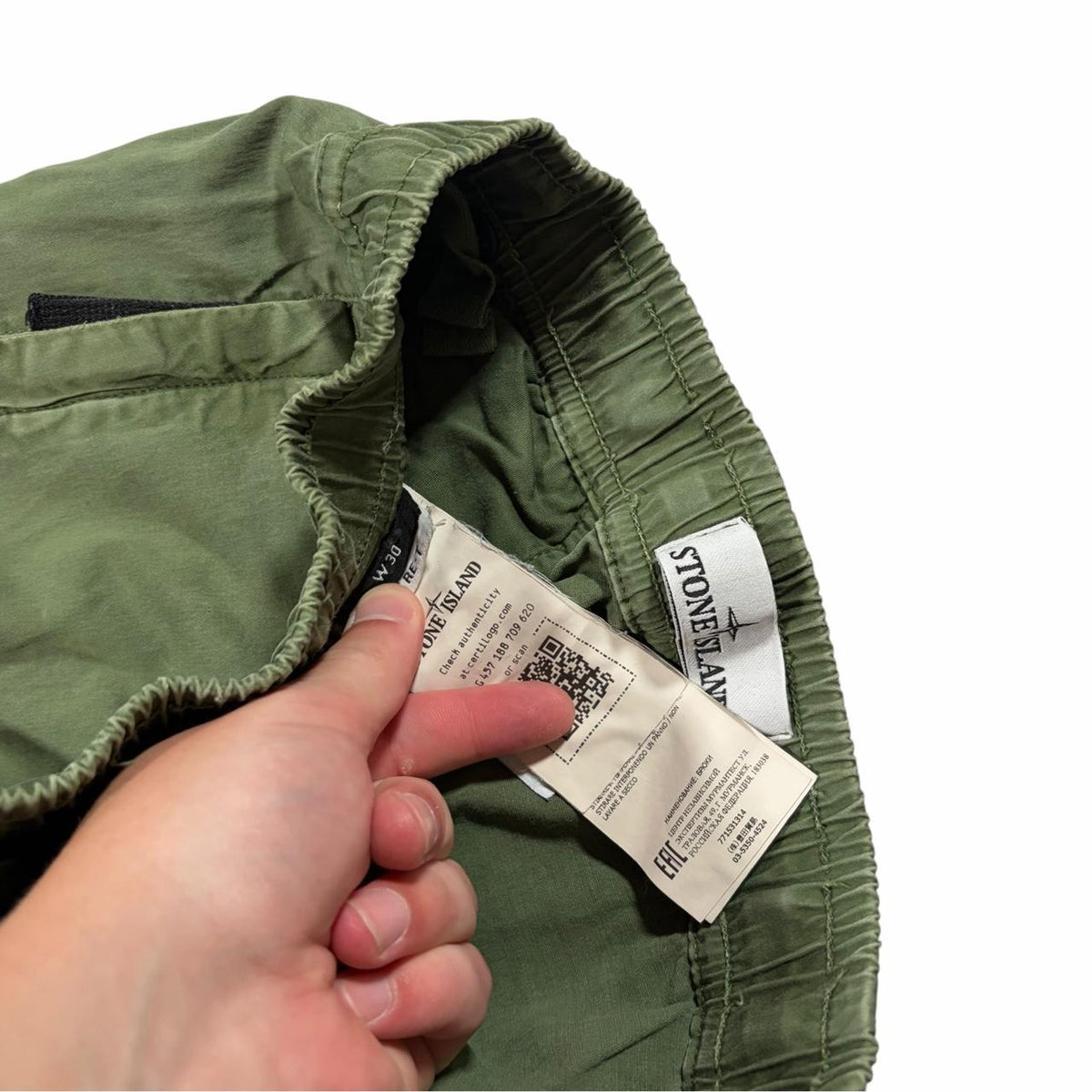 Stone island cargo trousers (W30) | O/S, Olive Green