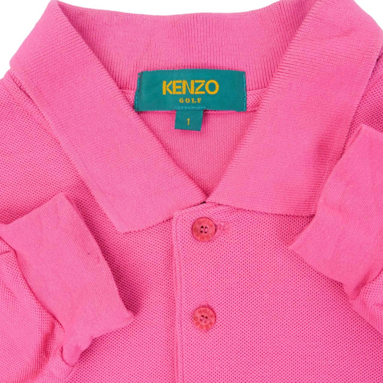 Vintage Kenzo Long Sleeve Polo Shirt Size XS