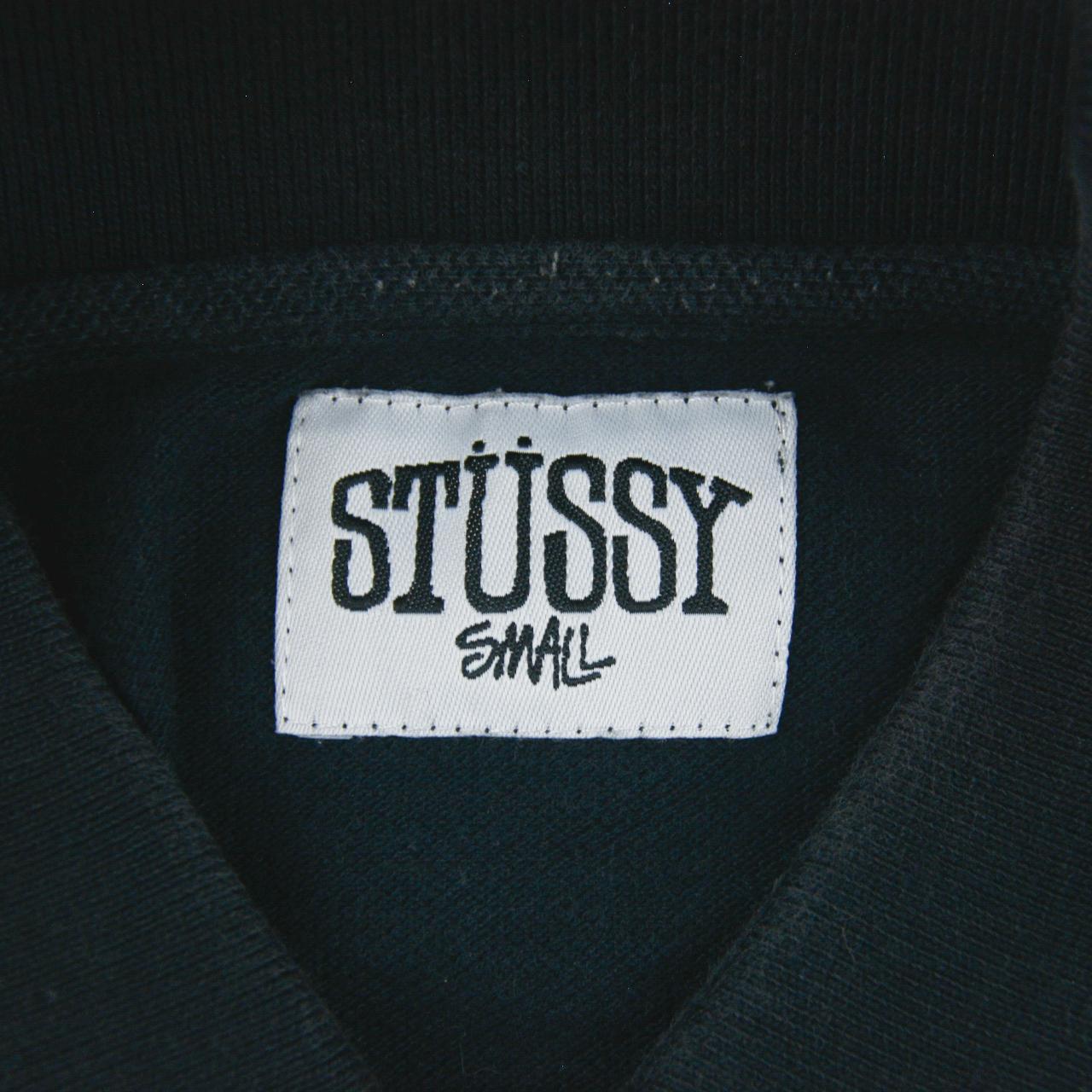 Vintage Stussy Crown Monogram Polo Shirt Size S