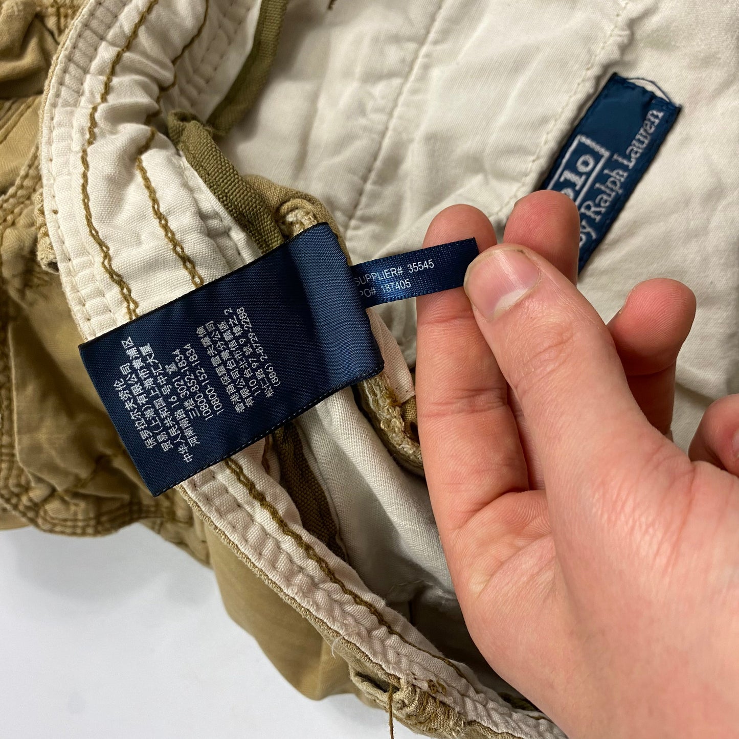 Polo by Ralph Lauren 90’s 3D Pocket Cargo’s - 36 | Default Title, Tan