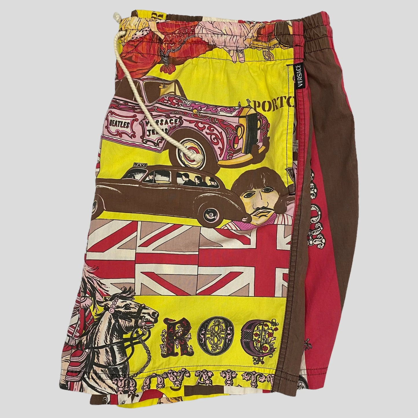 Versace Jeans Couture 90’s Beetles & Sex Pistols Shorts - W34-W42 | Multicoloured