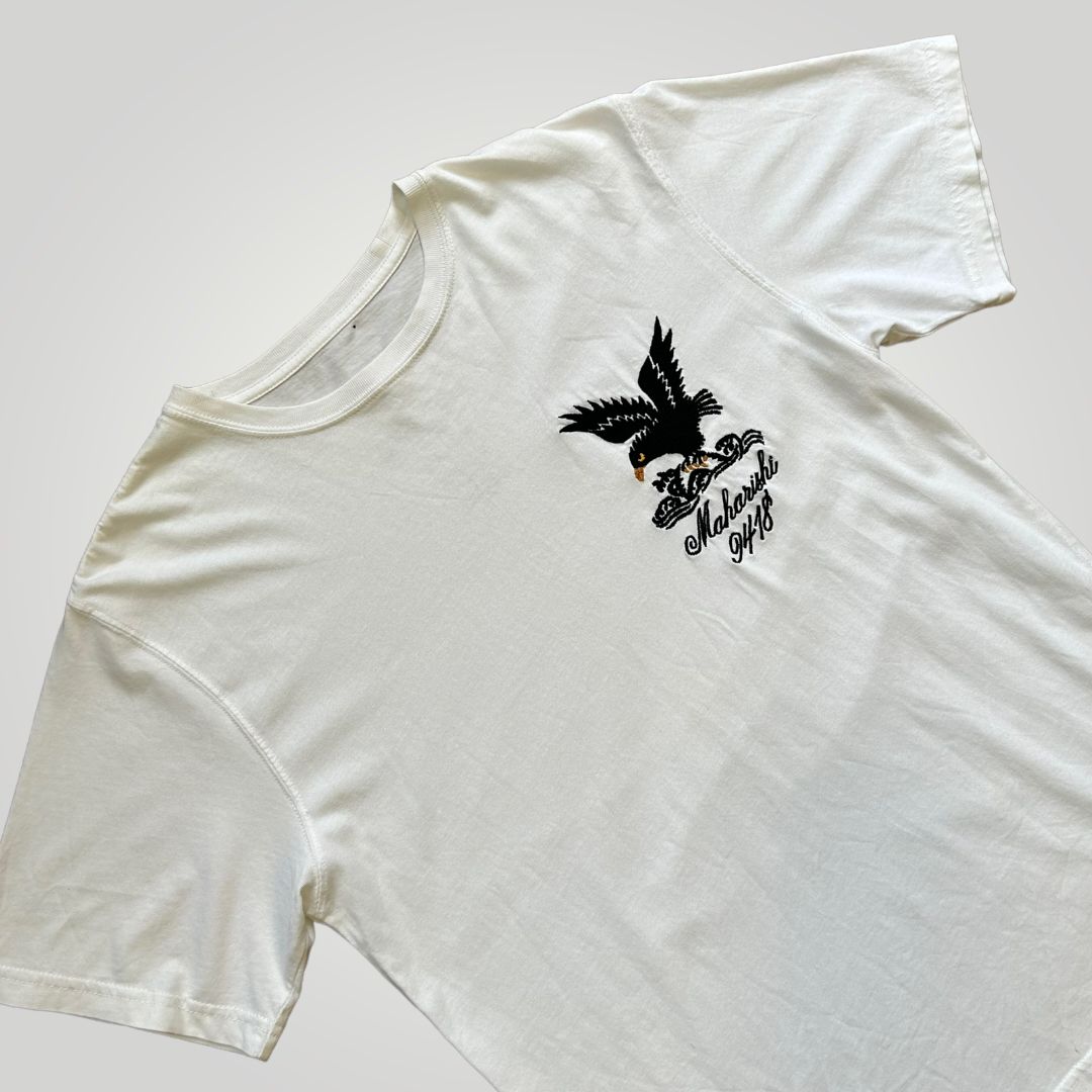 Maharishi Embroidered Tee S | Default Title, Red