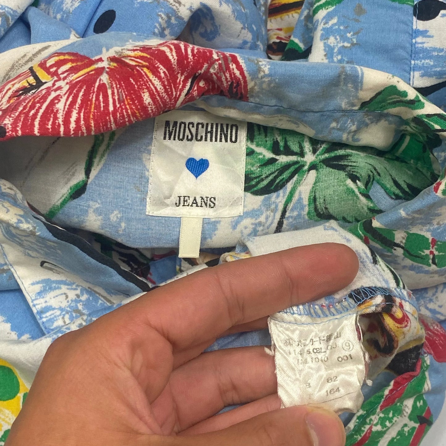 Moschino Jeans 1989 Canvas Cloud Collection Shirt - S/M