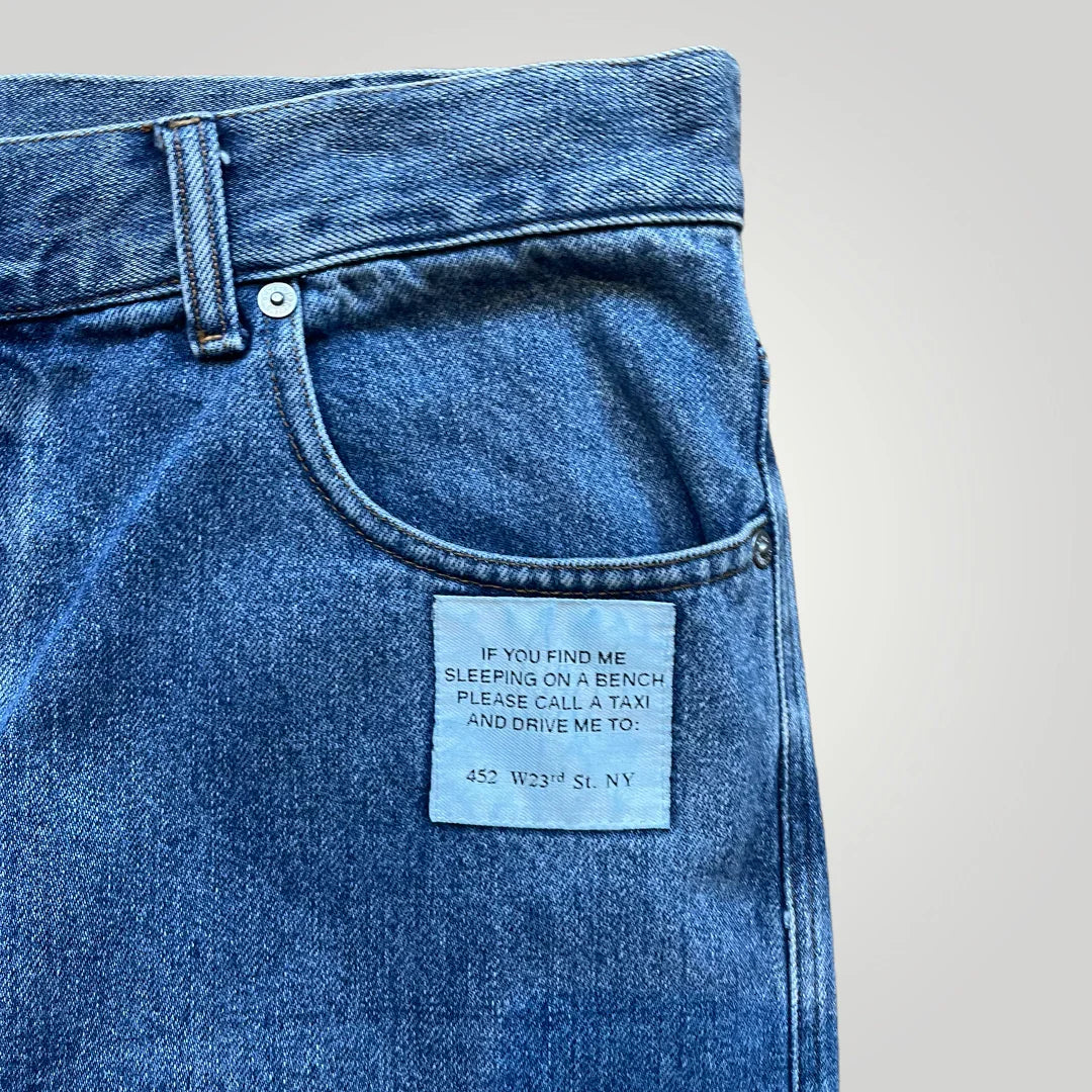 Moschino Vintage NYC Jeans 34x34 | Default Title, Blue
