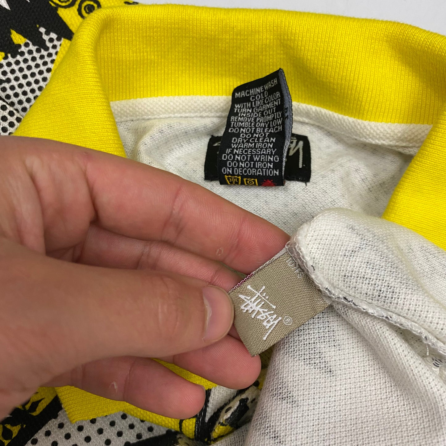Stussy 00’s Increase The Peace Bubble Polo - M | Default Title, Yellow