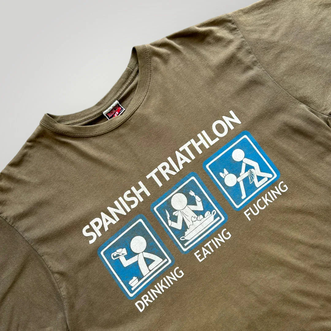 Spanish Triathlon Vintage T-shirt L