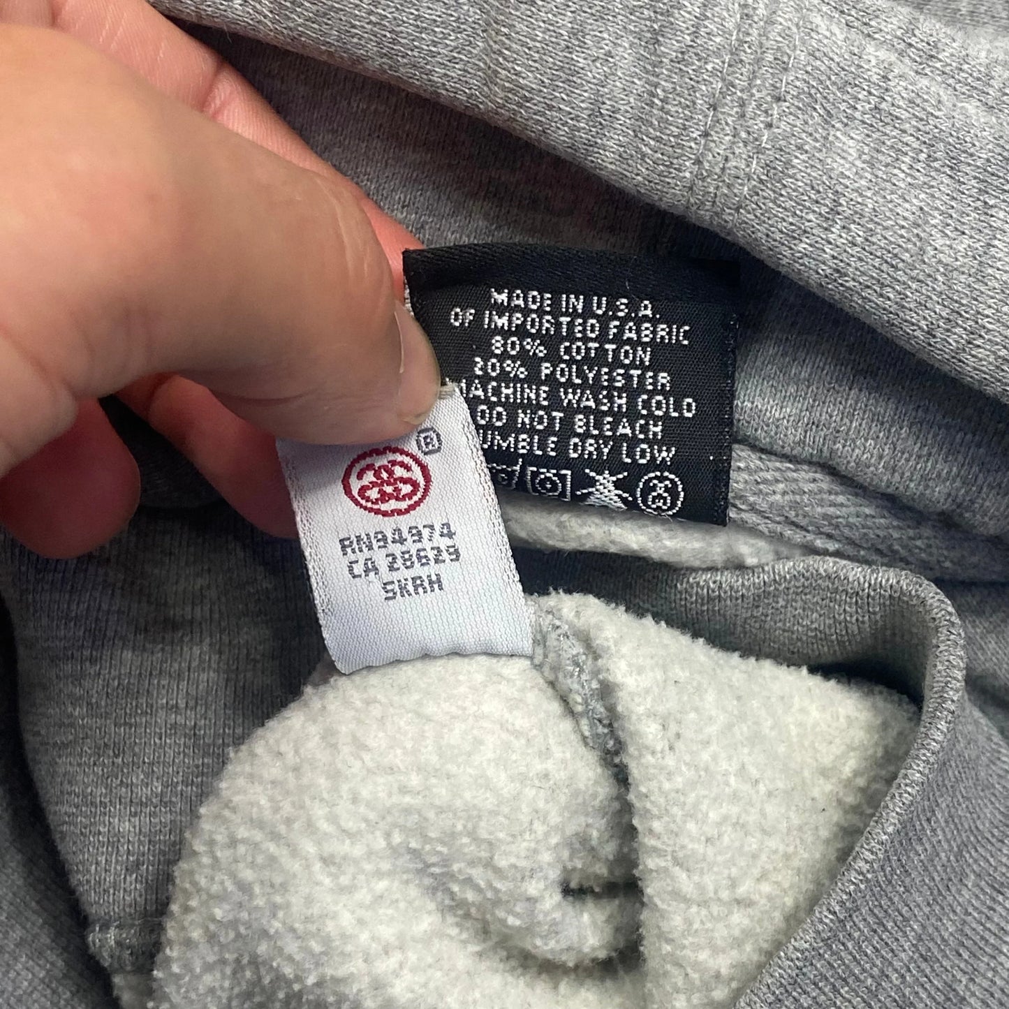 Stussy early 00’s Skull & Roses Zip-up Hoodie - S