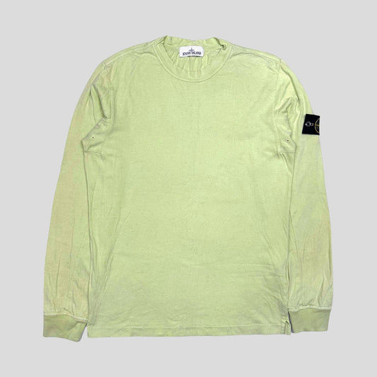 Stone Island Pistachio Green LS - M | O/S, Green