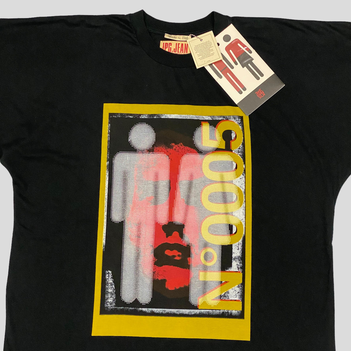 JPG Jeans SS2003 No0005 Graphic T-shirt - L | L, Black