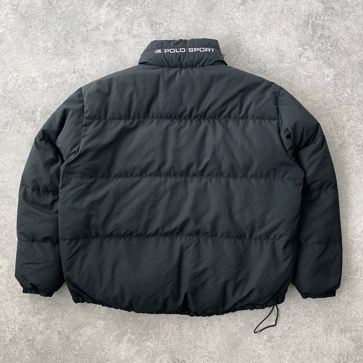 Polo Sport Ralph Lauren RARE 1990s fleece lined down filled puffer jacket (M)