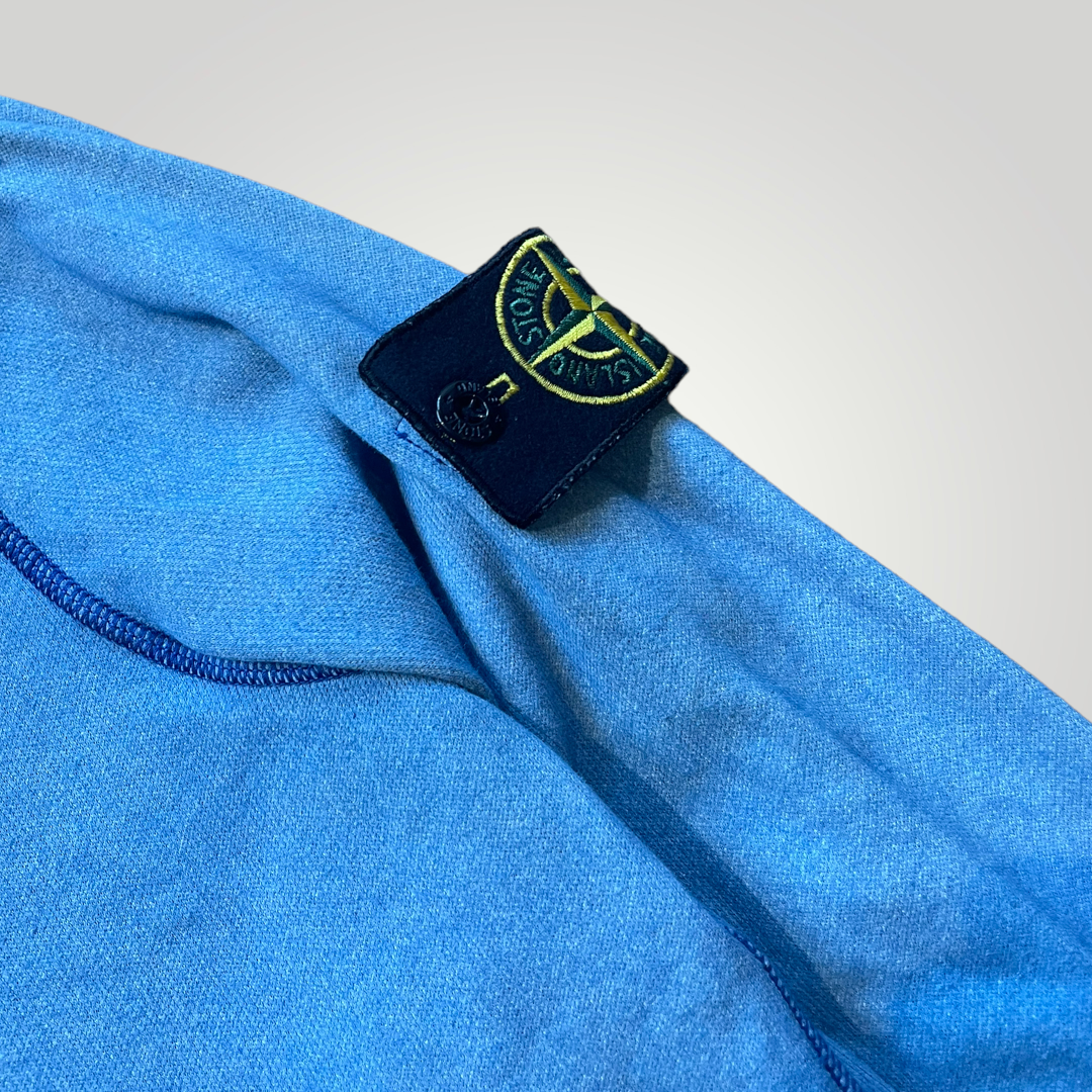 Stone Island SS/11 Quarter Zip S | Default Title, Electric Blue