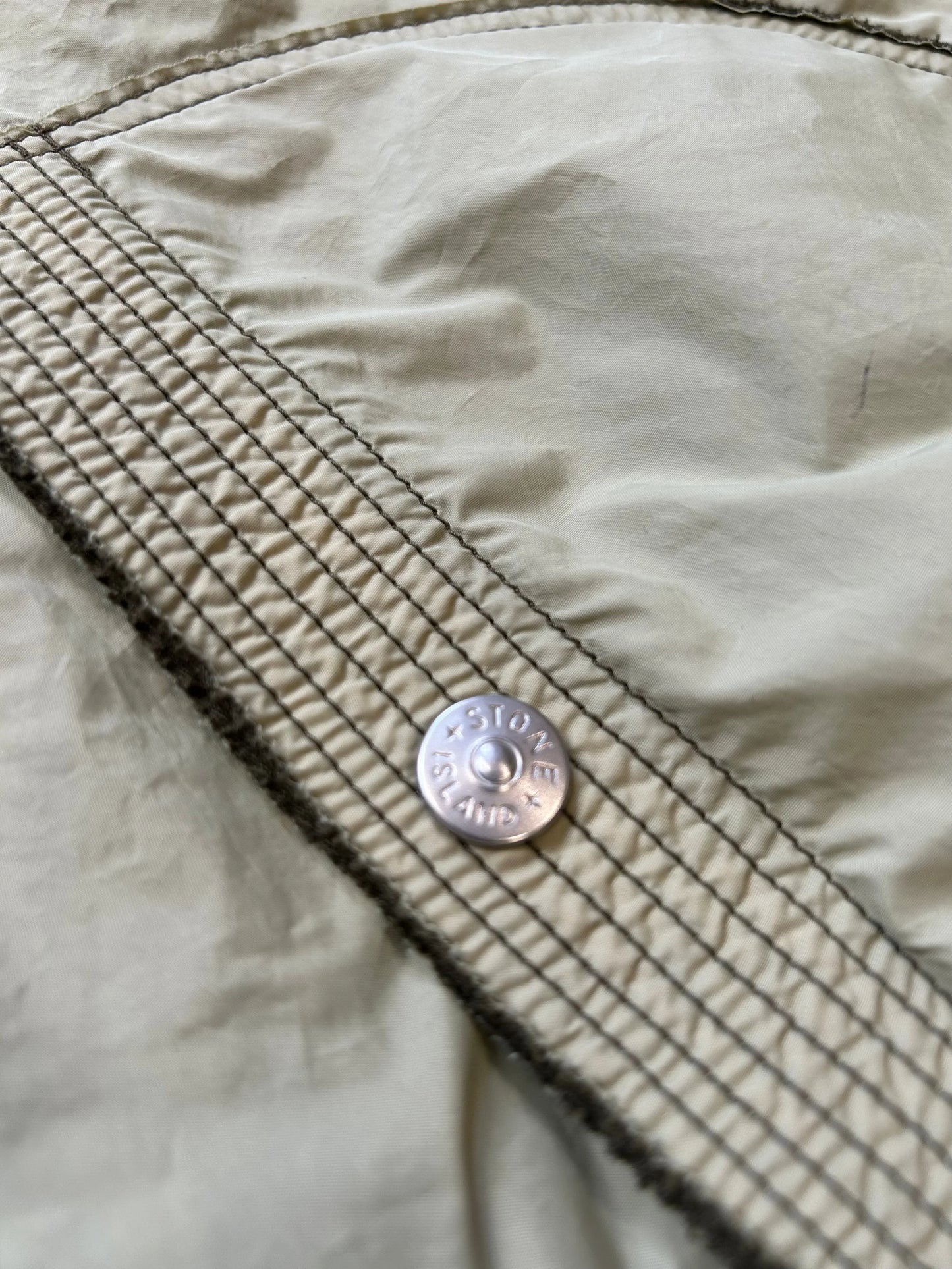 Stone Island 2005 Wool Lined Nylon Jacket M