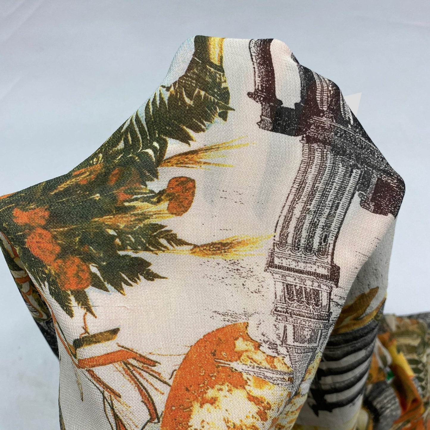 Moschino Jeans early 90’s Semi-sheer Italy Print Shirt - M/L