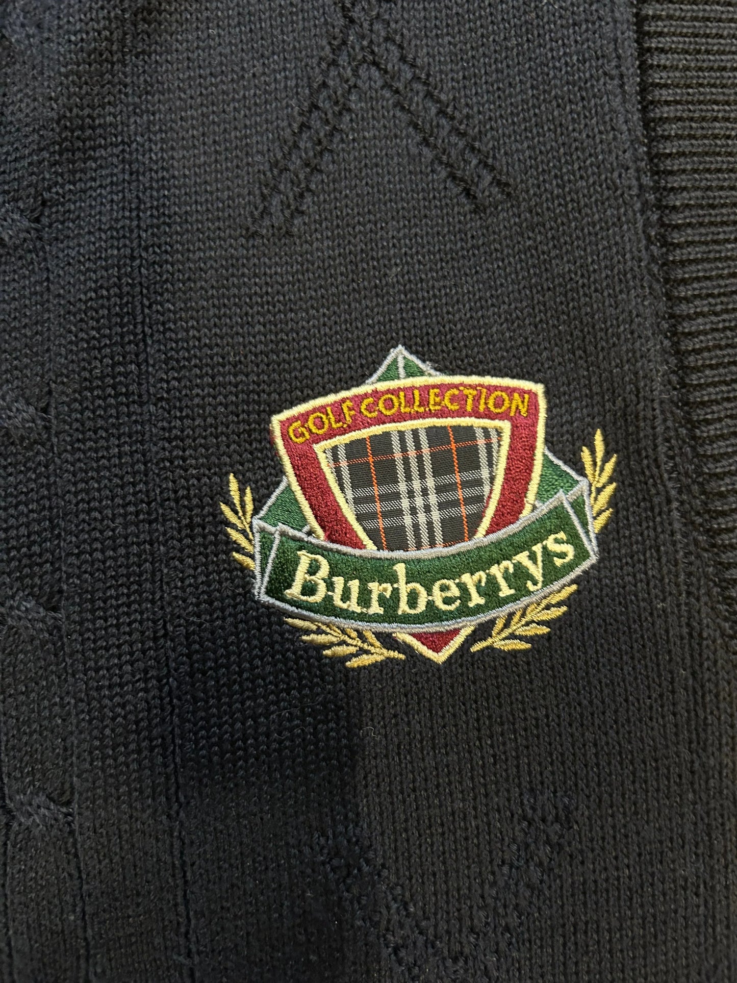 Burberry Knitted Vest M | Default Title, Navy