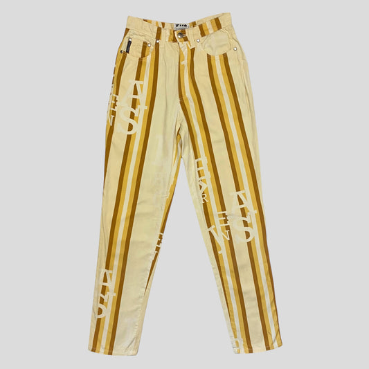 Iceberg Jeans 90’s Striped Logo Jeans - W28 | Default Title, Multicoloured
