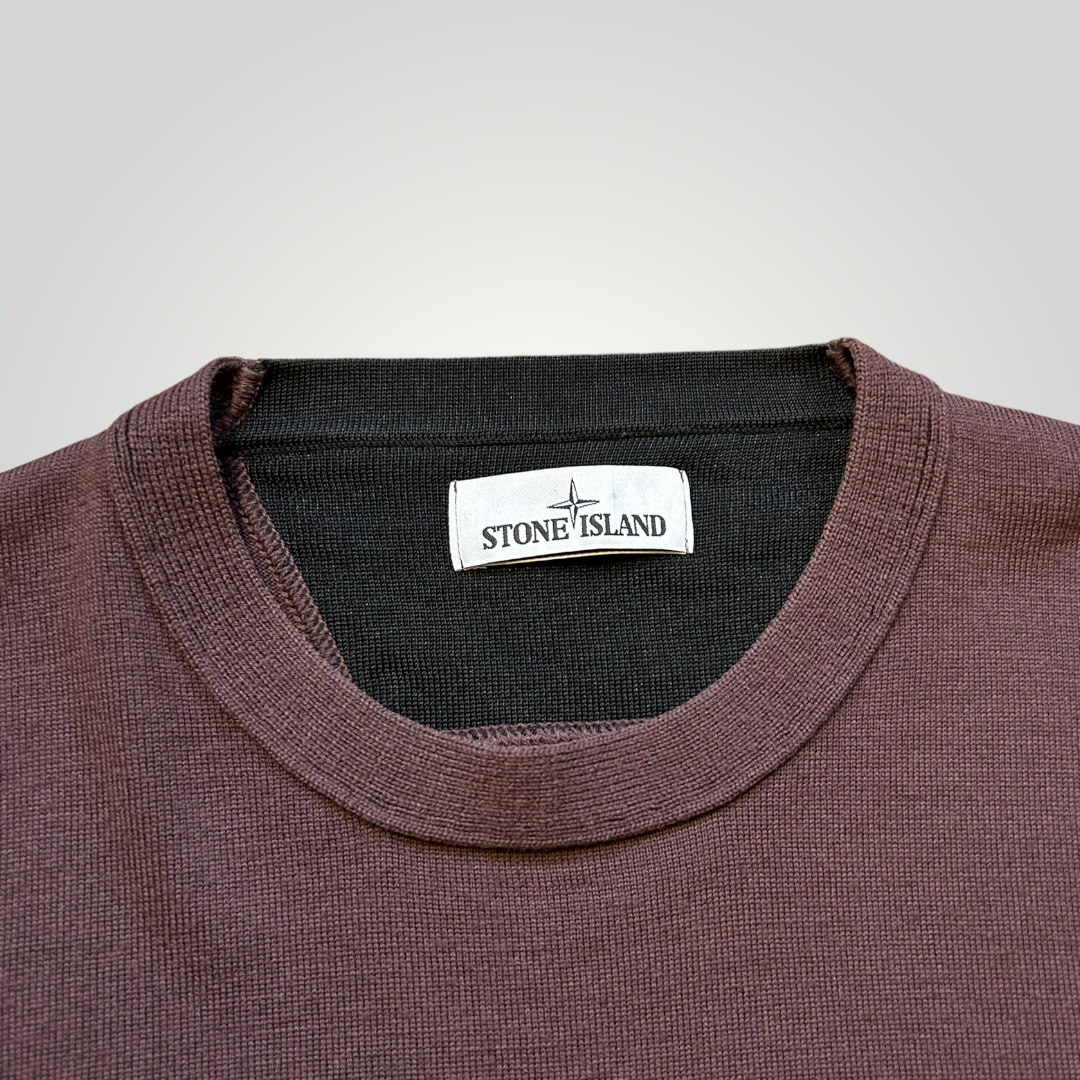 Stone Island Knit Jumper | Default Title, Burgundy