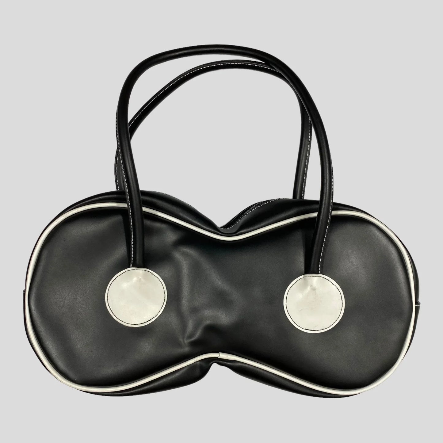 W+LT 2003 Faux Leather Puk Puk Eyes Handbag