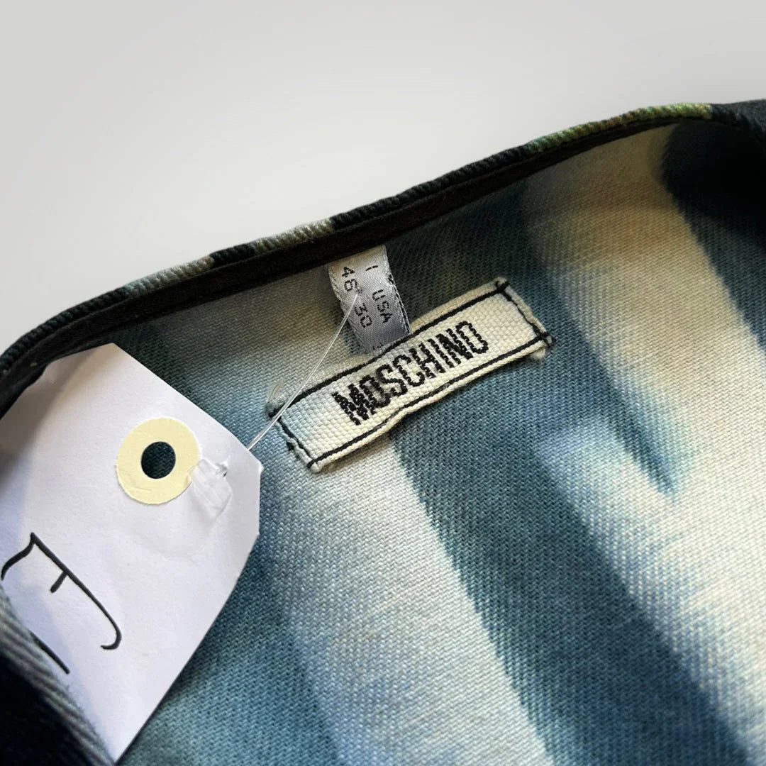 Moschino 90’s Zipper Print Vest