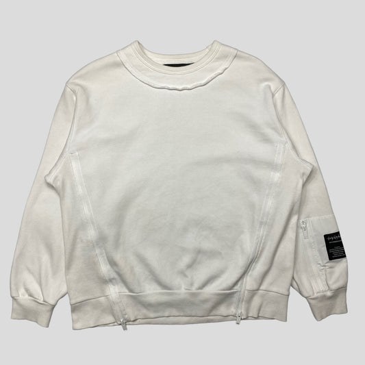 Undercover x GU Nylon Panelled Crewneck - XL | XL, White