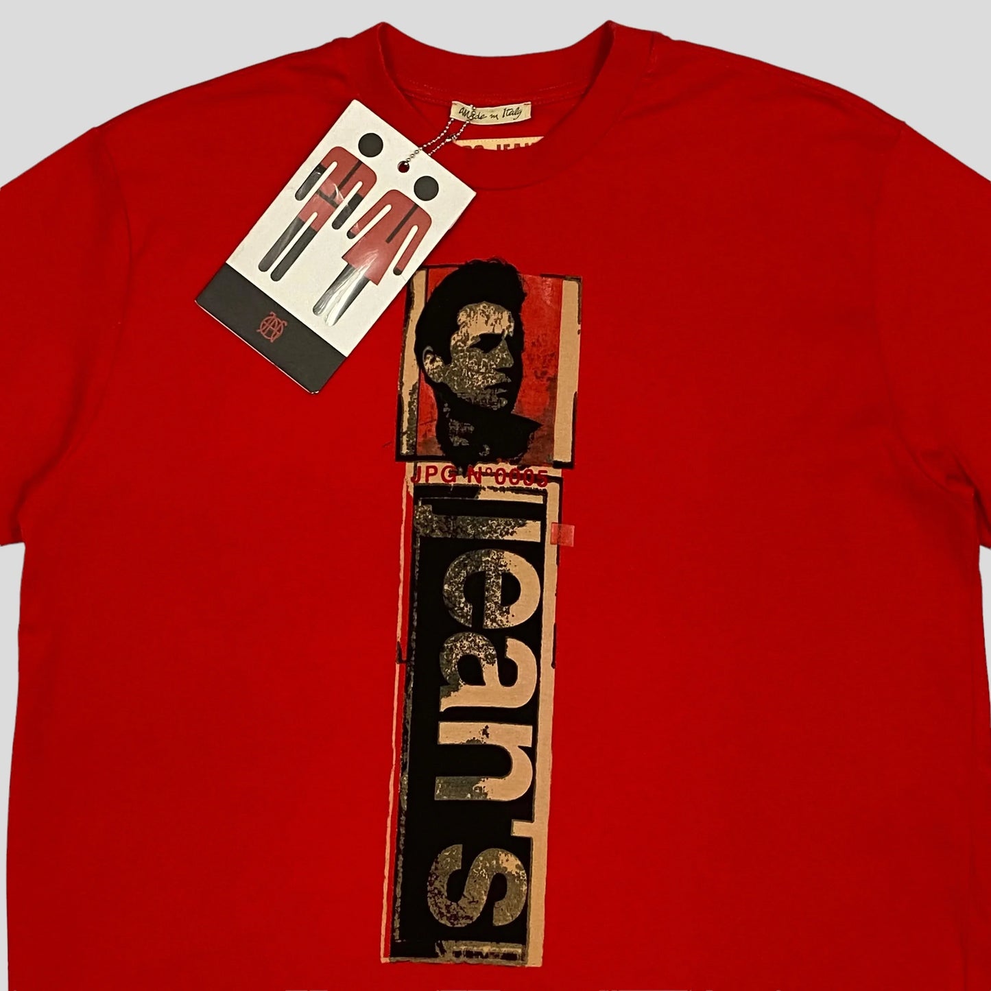 JPG Jeans SS2003 No0005 Graphic T-shirt - XL | Red