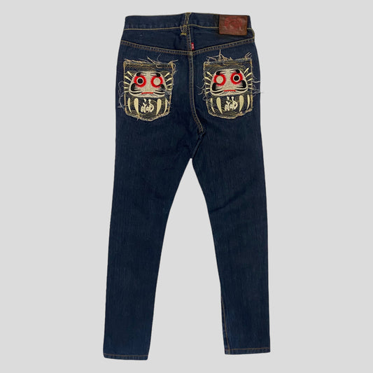 RMC 00’s Embroidered Denim Jeans - w28 | Default Title, Gold