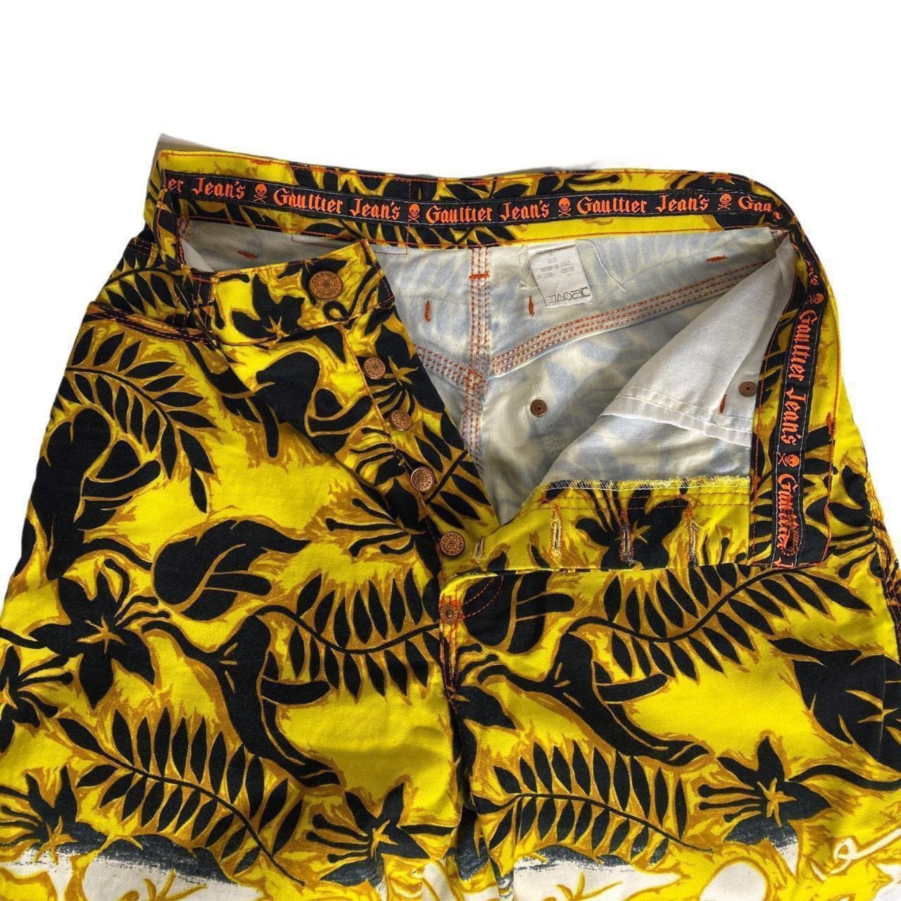 Jean-Paul Gaultier Jeans Leaf Print Jeans