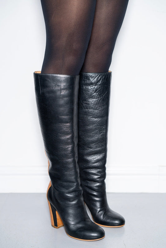 MARGIELA SPLIT TONE BOOTS (EU 36)