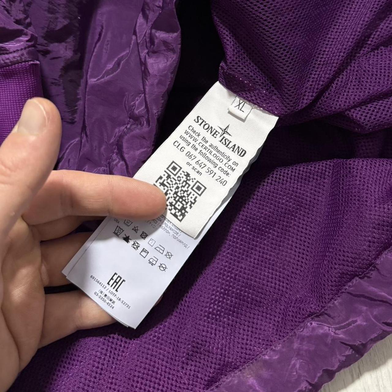 Stone Island Nylon Metal Smock Jacket | XL, Purple