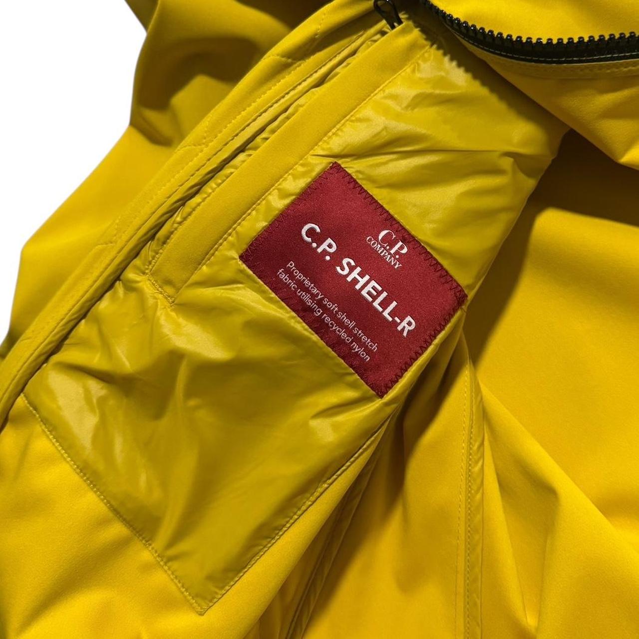 CP Company Soft Shell Goggle Jacket | XL, Mustard Yellow