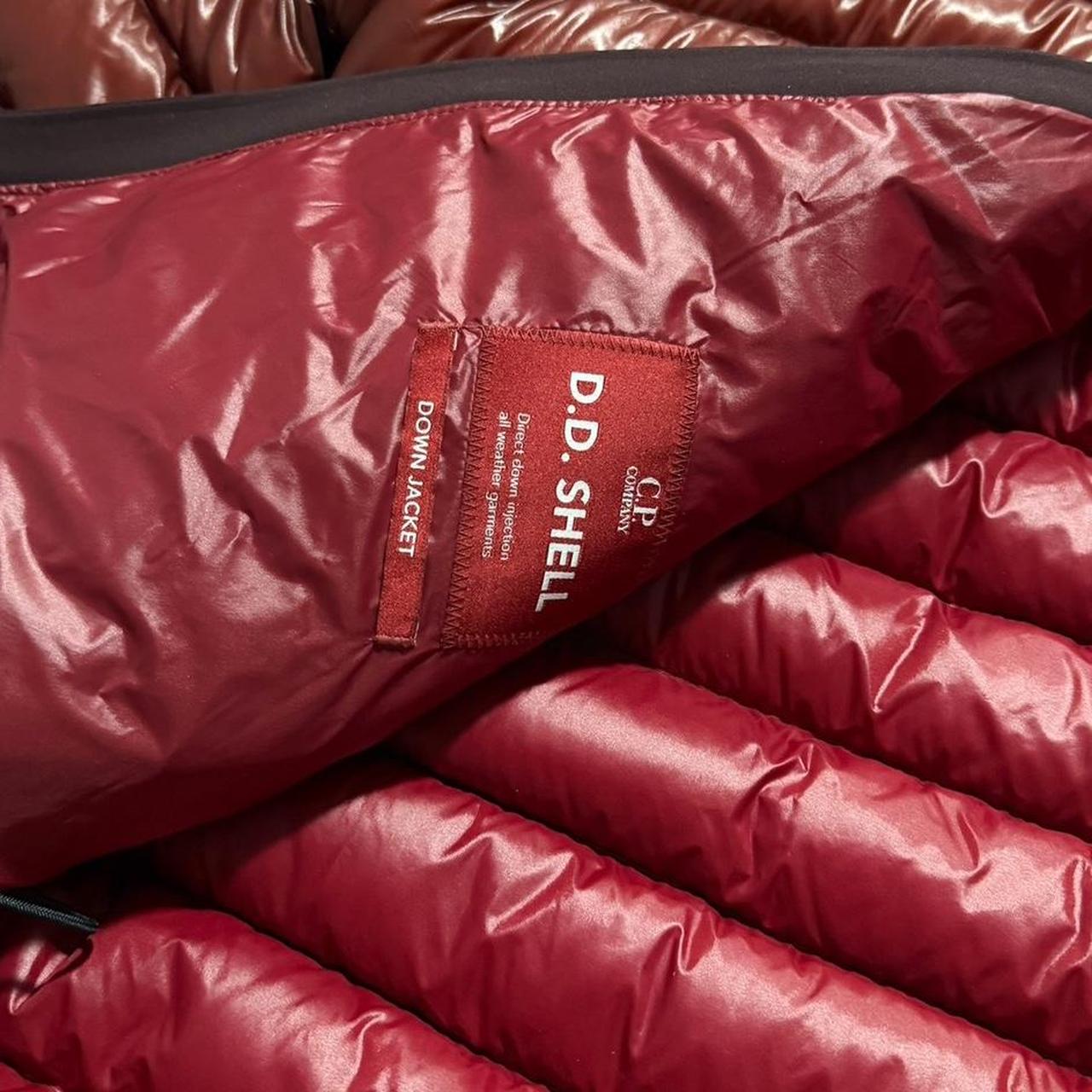CP Company D.D. Shell Down Jacket | Medium, Burgundy