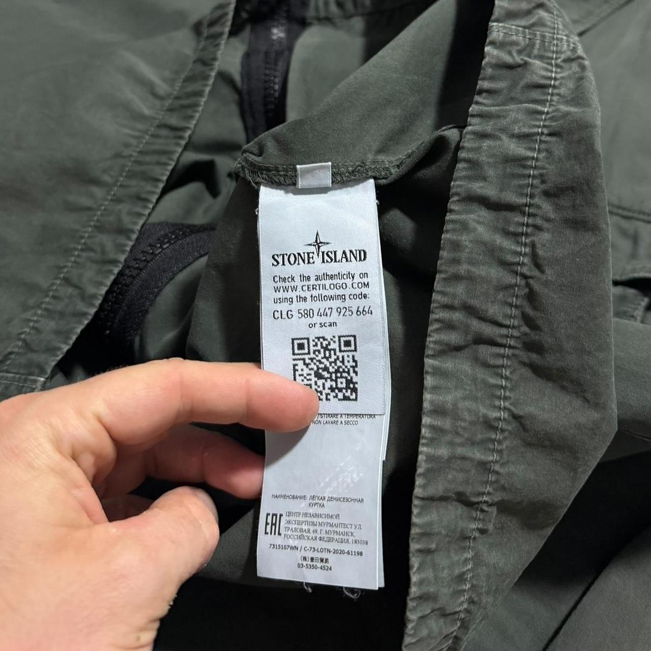 Stone Island Green Overshirt | Large, Green