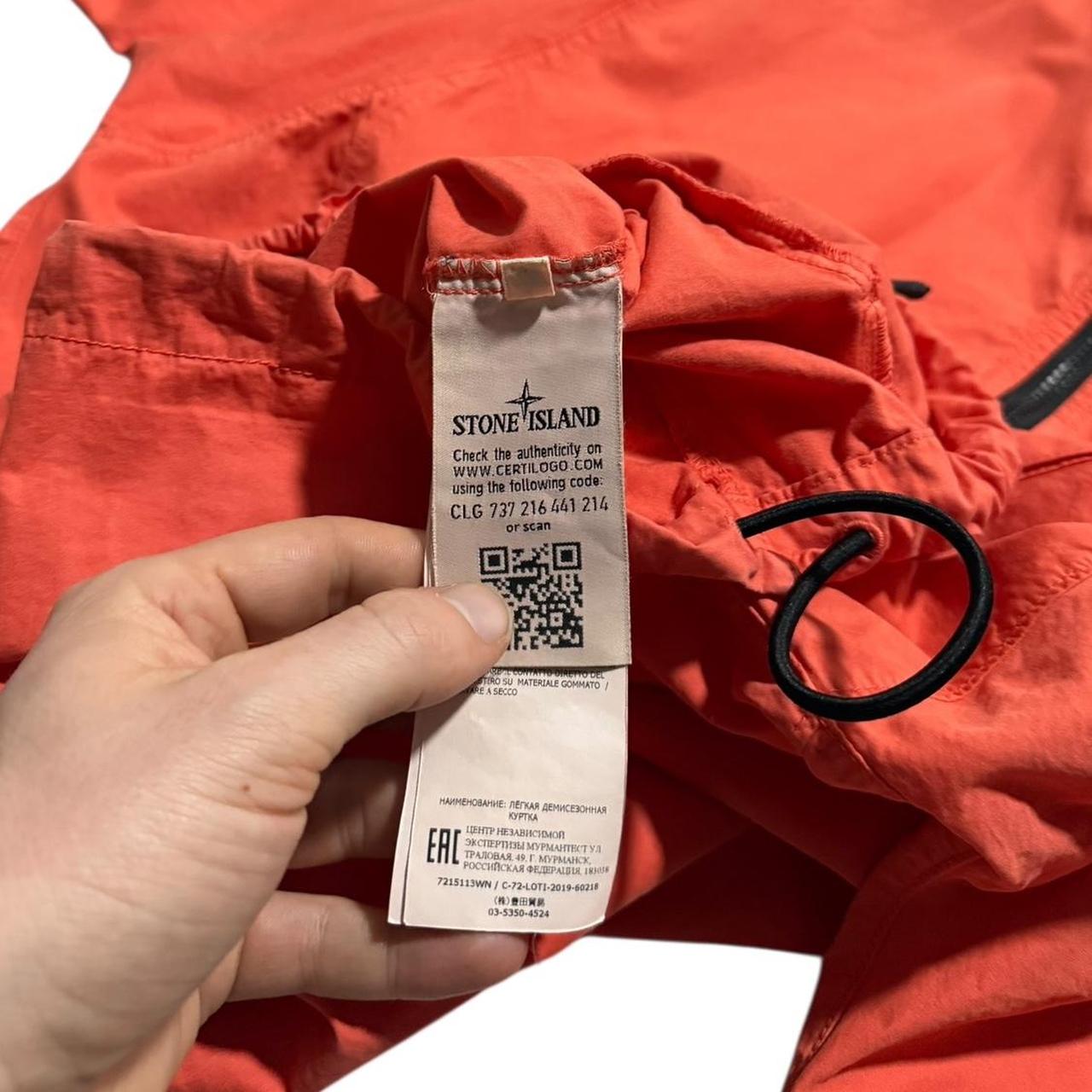 Stone Island Pullover Smock Jacket | Large, Red