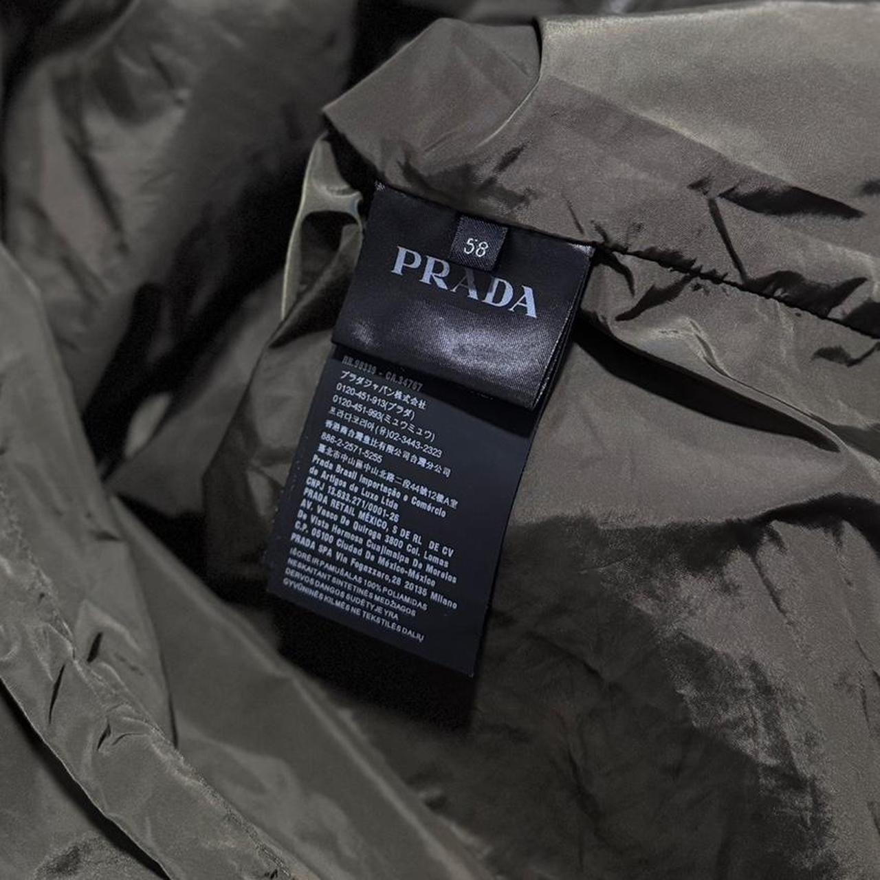 Prada Nylon Windbreaker Jacket | XXL, Olive