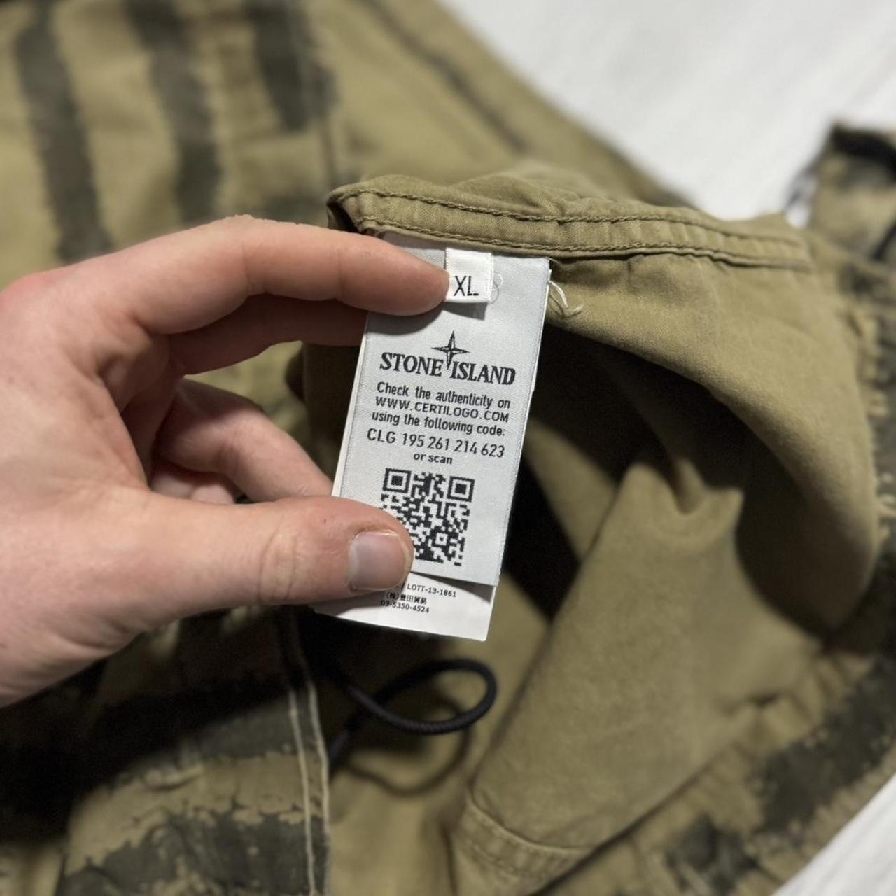 Stone Island Raso Camo Stampato Field Jacket | XL, Camo
