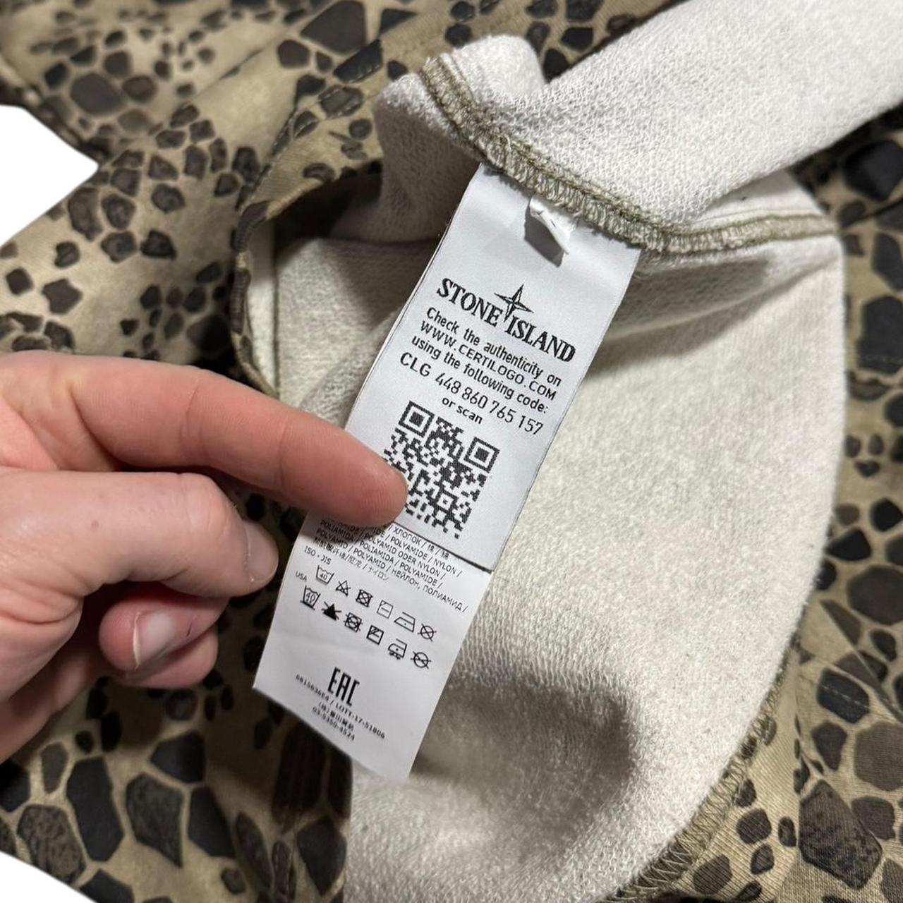 Stone Island Alligator Camo Pullover | Small, Camo