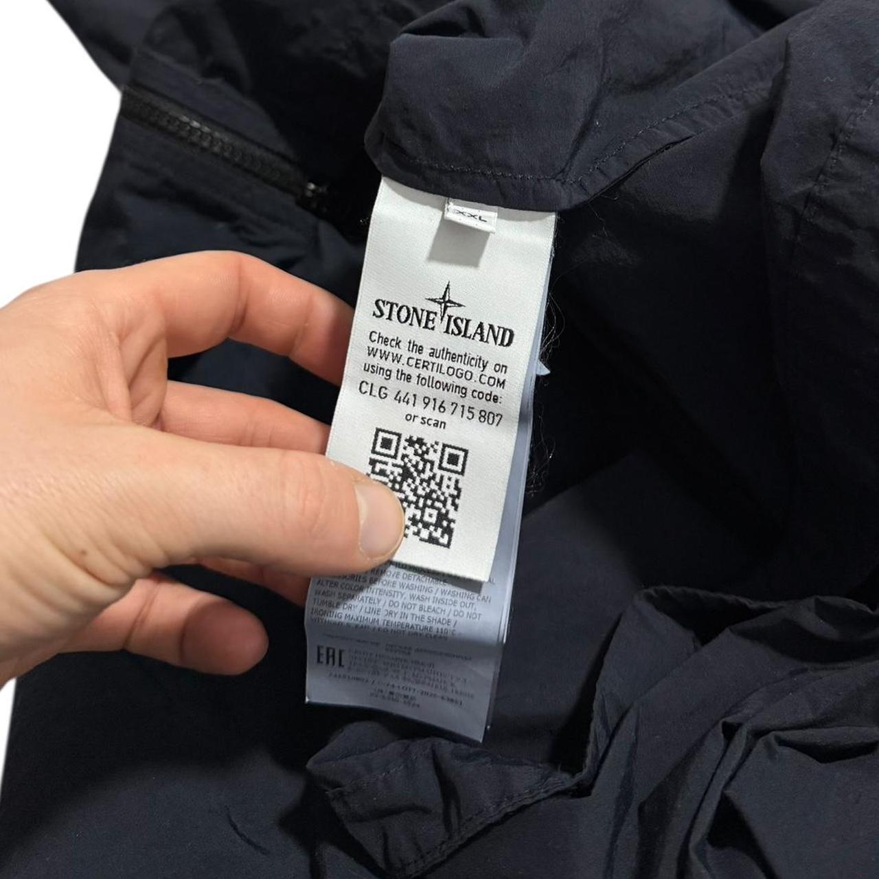 Stone Island Shoulder Badge Overshirt | XXL, Navy