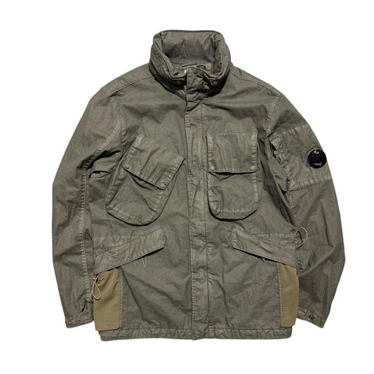 CP Company 50 Fili Gum Jacket | Small, Olive Green