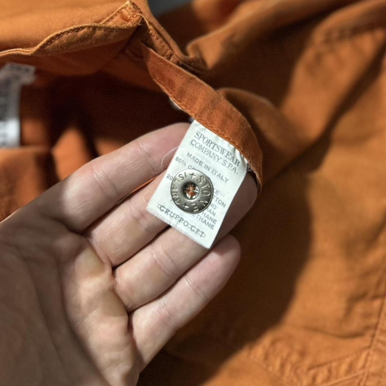 Stone Island 1988 Raso Gommato Reversible Jacket | XXL, Orange