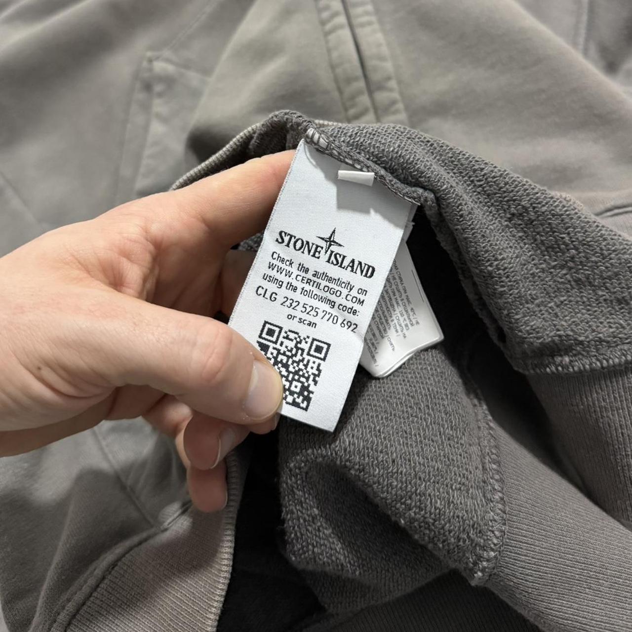 Stone Island Full Zip Hoodie | XXXL, Grey