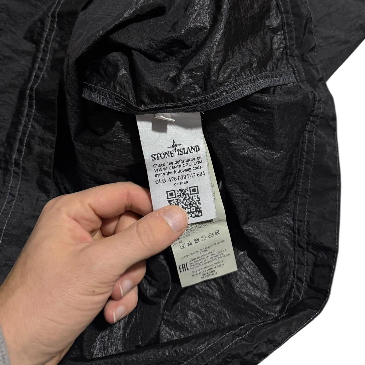Stone Island Nylon Overshirt | Large, Black