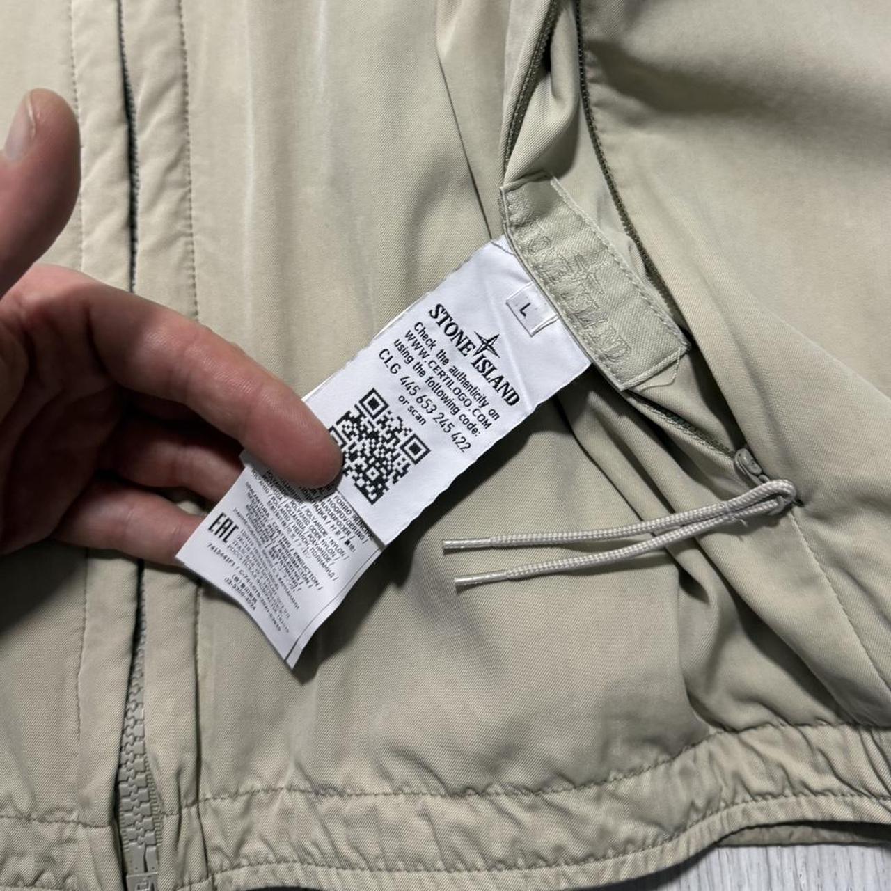 Stone Island Ghost Reversible Stretch Nylon Jacket | Large, Beige